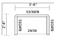 3 x 3 x 53 single layout